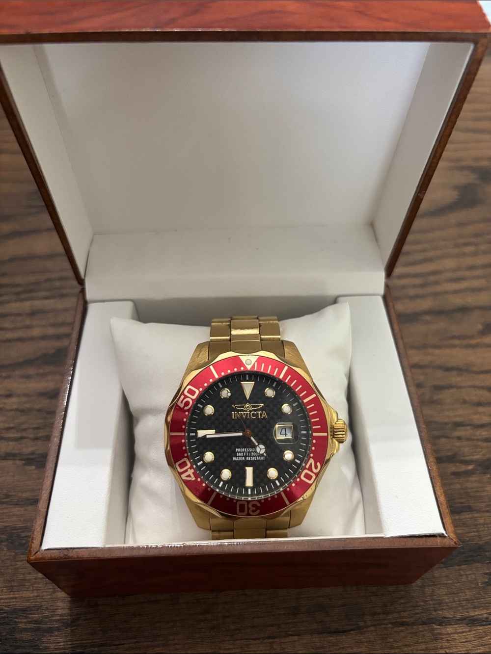 Invicta Gold Tone Pro Diver 14359